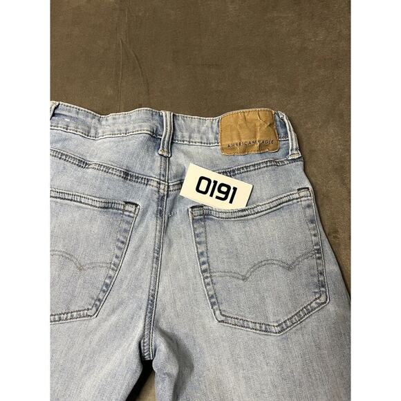 American Eagle Athletic Skinny Airflex + Distressed Jeans Size 26 x‎ 28 - Picture 9 of 9